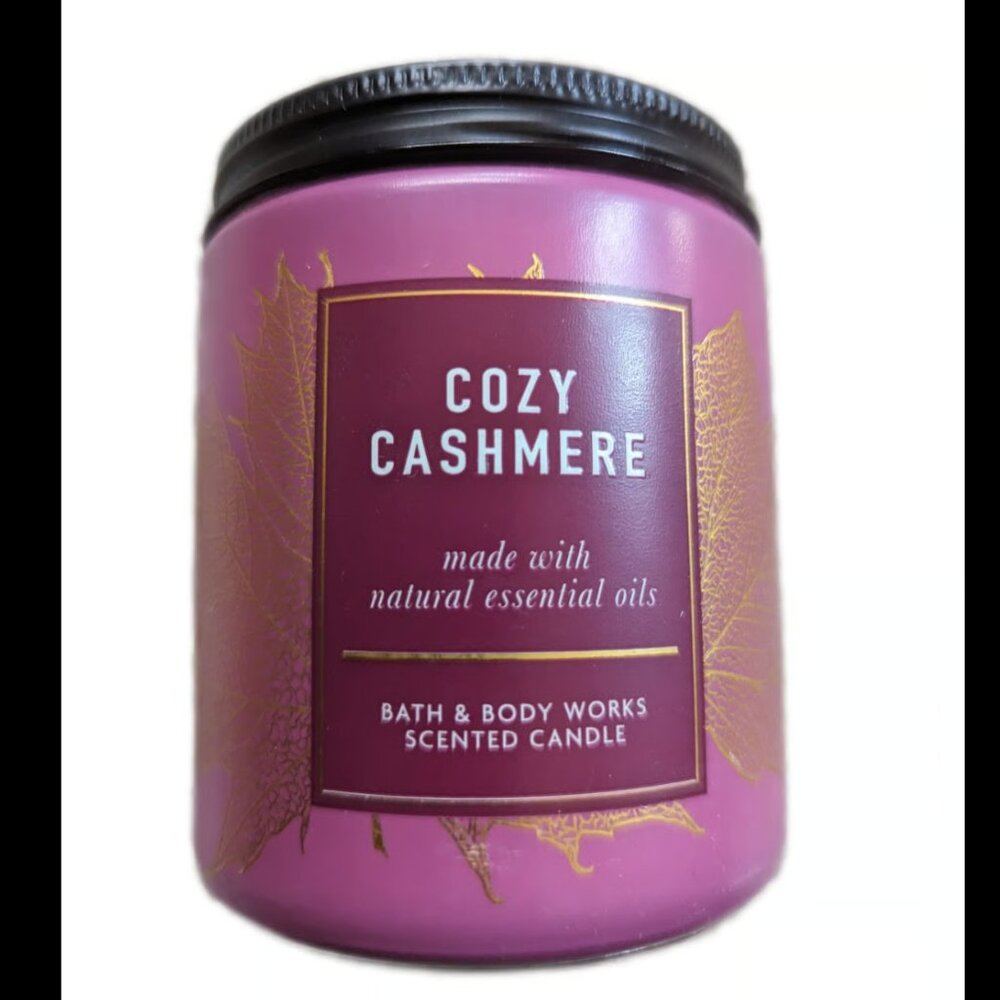 Bath and Body Works COZY CASHMERE Single Wick Candle